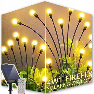4 ks SOLAR LAMP GALLS svetluška svetlá záhradné lampy 10LED
