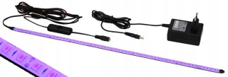 65 cm LED osvetlenie UV Terrárium