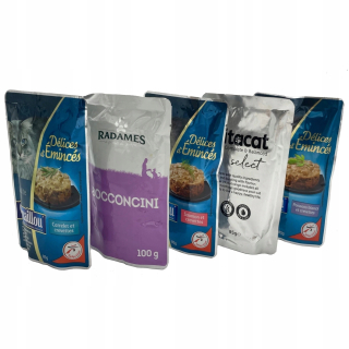 72x85g VRECKO MOKRÉHO KRÍDLA PRE MAČKU, MIX CHUTÍ