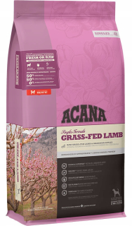 Suché krmivo pre psy granule - Acana Grass Feed Lamb Apple 17 kg + extra zadarmo