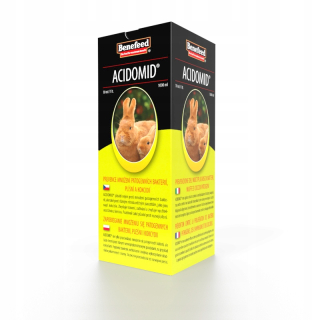 Vitamíny pre králiky, morčatá - Acidomid 3L proti hydinovej kokcidióze, hydinová skrinka
