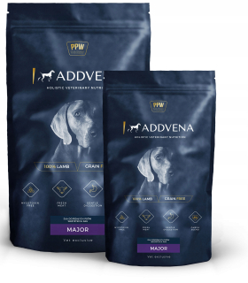 Suché krmivo pre psy granule - Addvena Major (100% jahňacie) - 6 kg