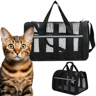 PETSTORY Prepravná taška pre mačky a malých psov M 42*25*22cm