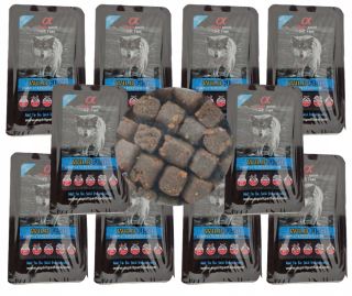 Suché krmivo pre psy granule - Alpha Spirit Wild Fish bude polopriepustná sada 10x200g