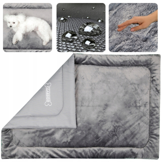 Podložka pre psa Lovedog odtiene sivej 90 cm x 60 cm