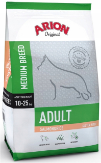 Suché krmivo pre psy granule - Arion originálny dospelý stredný losos 12 kg zadarmo