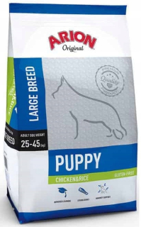 Suché krmivo pre psy granule - Arion Original Puppy veľké kuracie mäso 12 kg zadarmo !!