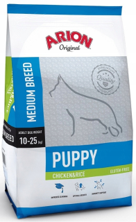 Suché krmivo pre psy granule - Arion Original Puppy Medium Chicken 12 kg zadarmo!