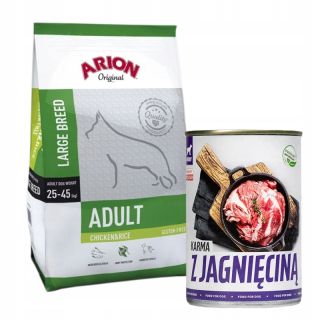 Suché krmivo pre psy granule - Arion originálne dospelé veľké kurča 12 kg