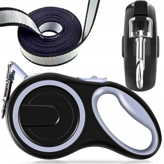 FLEXI AUTOMATICKÉ VODÍTKO PRE PSA DLHÉ PEVNÉ SO ZÁMKOM 8M 50kg