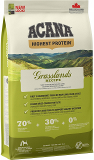 Suché krmivo pre psy granule - Acana Grasslands Dog 11,4 kg + lahôdky nové