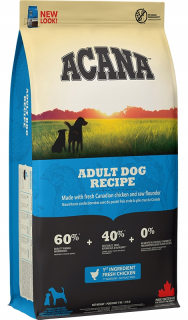 Suché krmivo pre psy granule - Acana Heritage Dospelý pes 17 kg + pochúťka