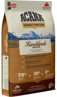 Suché krmivo pre psy granule - Acana Ranchlands Dog 6 kg + lahôdky nové