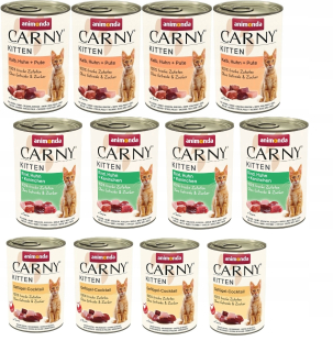 24x400g ANIMONDA Kitten Food Kittens Mix príchutí