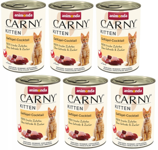 Animonda Carny Kitten MIX príchutí SET 400g x10