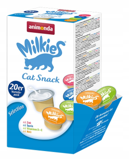 Pochúťky, dobrotky pre mačky - Animonda Kot Milkies Selection Mix 20x15G