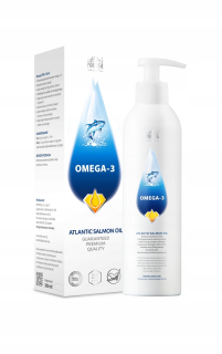 Vitamíny pre mačky - Atlantický lososový olej - pokušenie 1 000 ml lososa