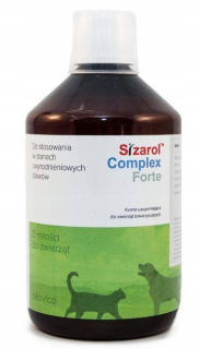 Doplnky pre mačky a psy Sizarol tekutý 500 ml 500 g 1 ks.
