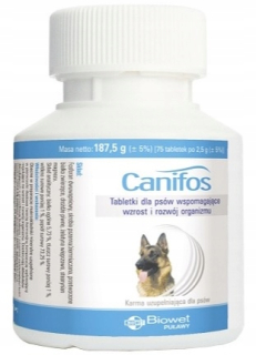 Biowet Canifos 75Tab Rast a vývoj psov