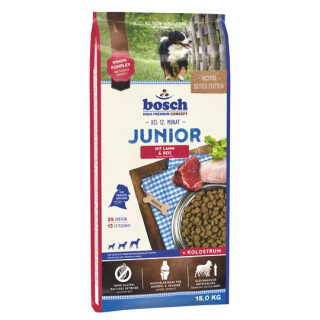 Suché krmivo pre psy granule - Bosch Junior Lamb 15kg Nemecký ovčiak