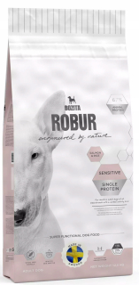 Suché krmivo pre psy granule - Bozita Robur Sensitiv Single Proteín losos 12,5 kg
