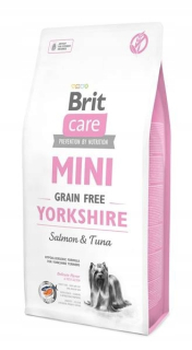 Suché krmivo pre psy granule - Brit Care Mini Yorkshire York Food bez obilnín 7 kg