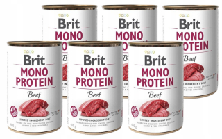 Brit Mono Protein Beef mokré krmivo pre psov 400 g
