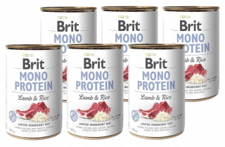 Brit Mono Protein mokré krmivo pre psov jahňacie mäso s ryžou 400 g
