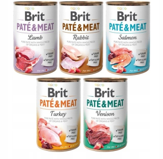 BRIT PATE&MEAT Morčacie 400g TURECKO 5+1 ZDARMA