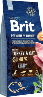 Suché krmivo pre psy granule - Brit prémiové od prírody svetlo morčacie jedlo 15 kg