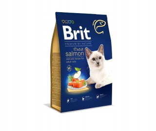 BRIT Dry Premium krmivo pre dospelých s lososom 8 kg