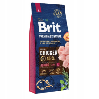 Suché krmivo pre psy granule - Prémia brit od Nature Junior L 15 kg