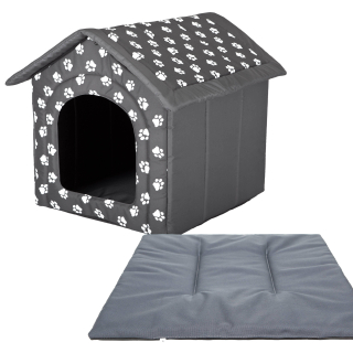 Lehátko, pelech pre psa - Buda + vankúš, Dog House - R3: 52x46x53 cm