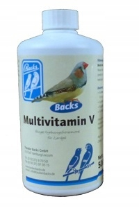 Vitamíny pre exotické vtáctvo - Zadná multivitamín pre exotické vtáky 500 ml