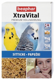 Krmivo pre papagáje - BEAPHAR XTRAVITAL MALLE PAGROTS 500G Kompletné jedlo