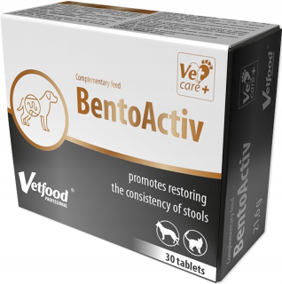 Vitamíny pre mačky - BentoActiv 30 Tablety hnačky trávenie