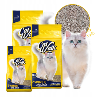 Bentonitové stelivo pre mačky 25L, hrudkujúce CatWalk UNIVERSAL 25L