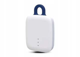 Menovka pre psa - White Mini Locator pre notionové kľúče