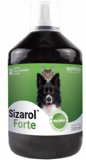 Doplnok stravy pre mačky a psy Sizarol tekutý 250 ml 325 g