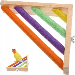 Hračka pre králika, morča - Parrot Scrub Stick stojan na hračku na ihrisku