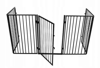 Dvere, zábrana pre psa - Gateway Zabezpečenie krytu zábradlia pre krb