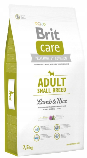 Krmivo pre psy - Brit Care Adult Malé plemeno Lamb & Rice 7,5 kg