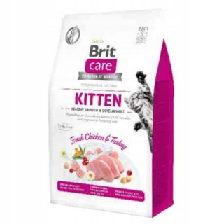 Granule pre mačky - Brit Care Cat Cat Free mačiatko mačiatko morčacie kuracie 2 kg