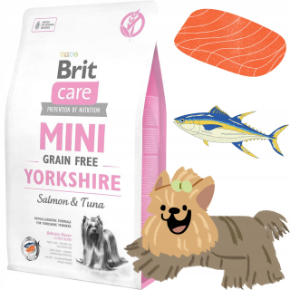 Suché krmivo pre psy granule - Brit Care Mini Grain Free Yorkshire York Food 2 kg