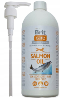 Vitaminy pre psov - Brit Care Salmon Oil 1L