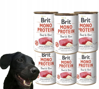 Brit Mono Protein mokré krmivo hovädzie s ryžou 400 g