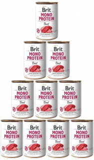 Krmivo pre psy - Brit Mono Protein Beef 12 x 400g