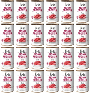 Brit Mono Protein Beef mokré krmivo pre psov 400 g
