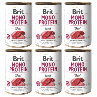 Brit Mono Protein Beef mokré krmivo pre psov 400 g