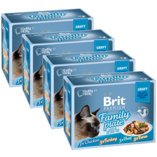 Brit mokré krmivo mix príchutí 1,02 kg